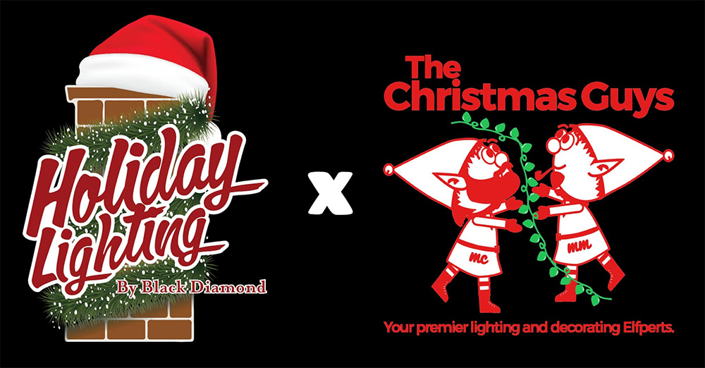 Logo of The Christmas guys and BlackDiamondDeisgn Landscaping